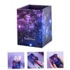 SEWACC Creative Purple Leather Pen Holder for Desk view 3