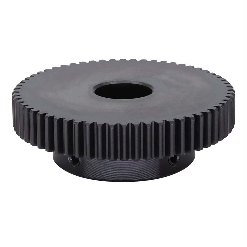 Module 1 Spur Gear, 60 Teeth, 6 mm Bore, SC45 Carbon Steel
