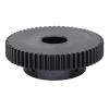Module 1 Spur Gear, 60 Teeth, 6 mm Bore, SC45 Carbon Steel view 1