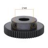 Module 1 Spur Gear, 60 Teeth, 6 mm Bore, SC45 Carbon Steel view 3