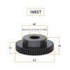 Module 1 Spur Gear, 60 Teeth, 6 mm Bore, SC45 Carbon Steel view 4