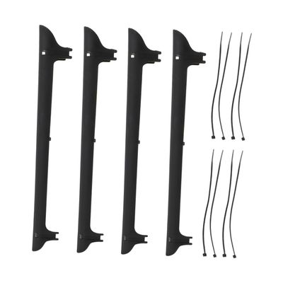 WOONEKY Bicycle Chainstay Protector Stickers for Mountain Bikes, 4 Pieces with Fixing Tape
