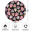 Round Woven Owl Placemats, Washable, Heat-Resistant, 15 in, Set of 6 view 2