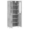 NQJIBUE Highboard, Concrete Gray, 69.5 x 34 x 180 cm view 4