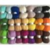 105 g DIY 1970s 100% Wool Fiber Blend, 21 Colors, 5/Bag, Needle Felting Tool Set view 3