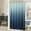 AEKDCL Blue Gradient Waterproof Shower Curtain, 59 x 79 in view 2