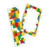 Junaversum 10 Bookmarks, Notepads, Gift Bags & Stickers – Building Blocks Party Favors for Boys’ Birthdays view 2