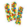 Junaversum 10 Bookmarks, Notepads, Gift Bags & Stickers – Building Blocks Party Favors for Boys’ Birthdays view 3