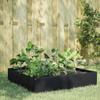 Homgoday Metal Raised Garden Bed, Black, 100 x 100 x 33.5 cm view 1
