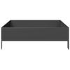 Homgoday Metal Raised Garden Bed, Black, 100 x 100 x 33.5 cm view 4