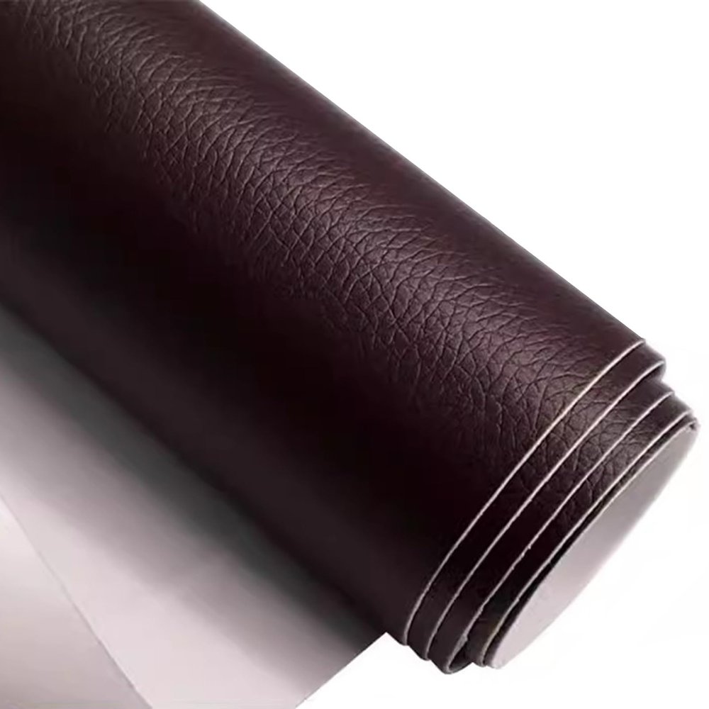 Self-Adhesive Faux Leather Repair Patch, Dark Gray, 39.4 x 54.3 in