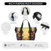 Travel Duffel Bag for Women and Men, Black view 3