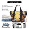 Travel Duffel Bag for Women and Men, Black view 4