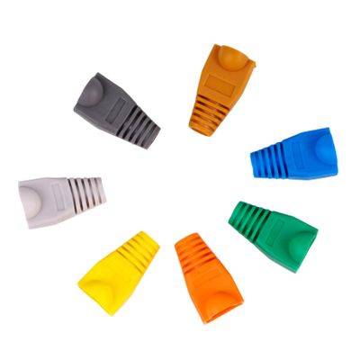 TINEASUR Plastic RJ45 Cable Boots, 0.6–0.65 mm, 100 pcs