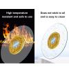 VSTQNXR Round Transparent Lazy Susan Turntable, Silver, 85 cm/33.5 in view 2