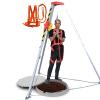 Aluminum Emergency Rescue Tripod Set with Adjustable Legs and 1,200/1,800/2,600 lb Winch view 1