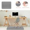 Self-Adhesive Non-Slip Office Chair Mat for Hardwood Floors, Dark Gray, 75 x 120 cm view 2