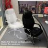 Self-Adhesive Non-Slip Office Chair Mat for Hardwood Floors, Dark Gray, 75 x 120 cm view 3