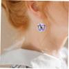 TEHAUX 3-Piece Earring Silicone Mold with Gold Earring Hooks and Connectors view 3