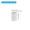 Aluminum Crimp Loop Sleeves, Double Sleeves for 1.2 mm Wire Rope, Silver, 25-Pack view 2