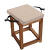 Square Stool Chair Cushion with Removable Cover, Non-Slip Buckle, 40 x 40 x 5 cm (H3, 1 Pack) view 1