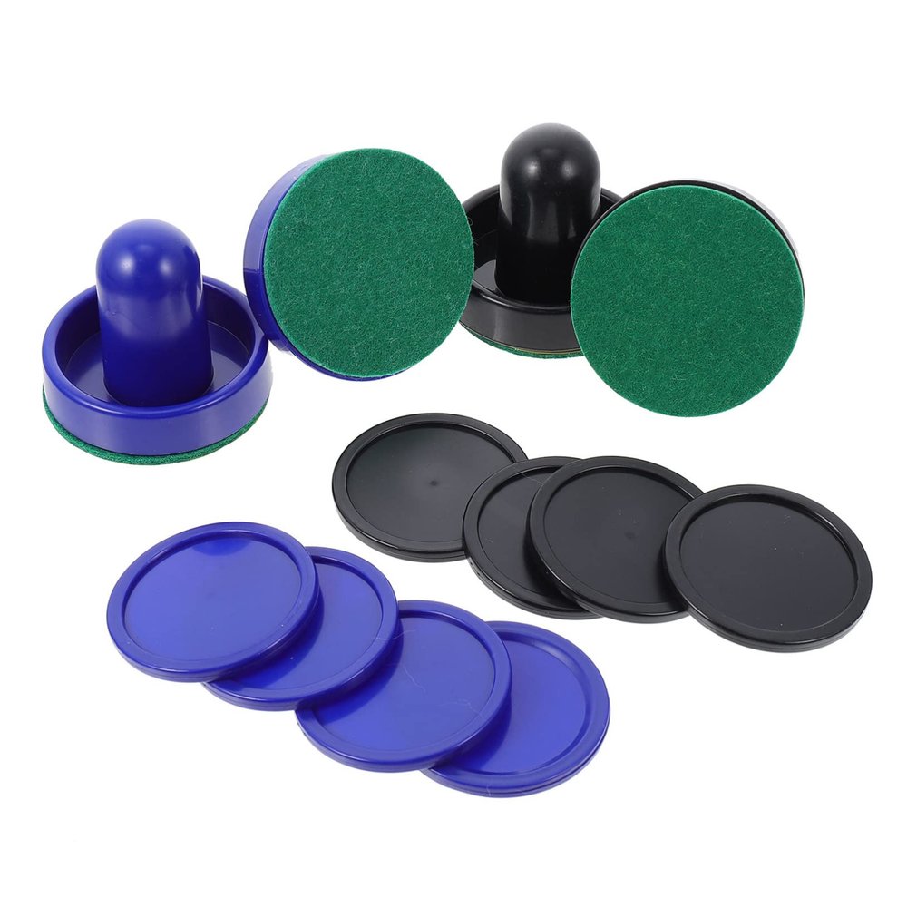 KITANDOVE 2-Piece Mini Air Hockey Accessories Set with Pucks and Paddles