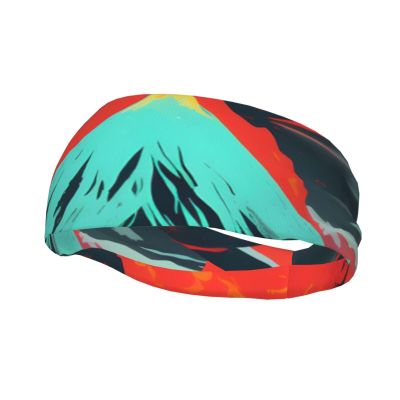 Volcano Bloom Sports Headband, Adjustable, Moisture-Wicking