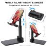 MNBVKL Phone Holder, Rose Print, Fully Adjustable, Foldable Desktop Phone Stand view 2