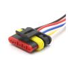 IPUDIS 5-Hole Waterproof Electrical Wire Connector Plug for Cars view 2