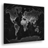 Luminous World Map in Darkness, 60 x 40 cm view 1