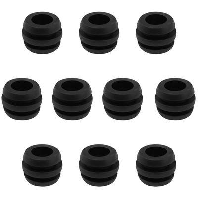 PIYANYO Rubber Foosball Rod Bumper Pads, 29 x 24 x 16 mm, Black, 10-Pack