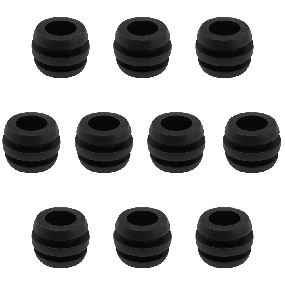 PIYANYO Rubber Foosball Rod Bumper Pads, 29 x 24 x 16 mm, Black, 10-Pack
