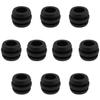 PIYANYO Rubber Foosball Rod Bumper Pads, 29 x 24 x 16 mm, Black, 10-Pack view 1