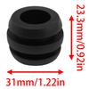 PIYANYO Rubber Foosball Rod Bumper Pads, 29 x 24 x 16 mm, Black, 10-Pack view 4