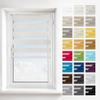 Estika Dual-Layer Roller Shade, No Drilling, 2-in-1 Mounting, Cream, 50 × 120 cm view 1