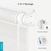 Estika Dual-Layer Roller Shade, No Drilling, 2-in-1 Mounting, Cream, 50 × 120 cm view 2