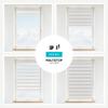 Estika Dual-Layer Roller Shade, No Drilling, 2-in-1 Mounting, Cream, 50 × 120 cm view 4