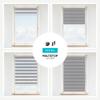 Estika Double Roller Blind, No Drilling, 2-in-1 Mounting, Dark Gray, 50 × 220 cm view 4