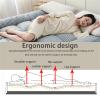 HUMAJORY Japanese Floor Mattress, Thick Foldable Futon, Plaid Gray, 90 x 200 cm view 4