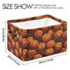 Basketball Large Foldable Storage Basket with Handles view 3