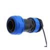 VWWJCCRO SP28 Corrugated Pipe Waterproof Connector, 2/3/4/5/6/7/9/10/12/14/16/19/22/24/26-Pin IP68 Plug and Threaded Socket (26P) view 1