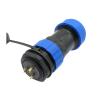 VWWJCCRO SP28 Corrugated Pipe Waterproof Connector, 2/3/4/5/6/7/9/10/12/14/16/19/22/24/26-Pin IP68 Plug and Threaded Socket (26P) view 2