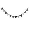 Parliky 2-Piece Cotton Triangle Bunting Banner, Double-Sided and Reusable view 4