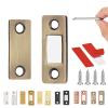 Ultra-Thin Invisible Cabinet Door Magnets, Magnetic Door Catches, 8-Pack, Bronze view 1