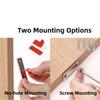 Ultra-Thin Invisible Cabinet Door Magnets, Magnetic Door Catches, 8-Pack, Bronze view 3