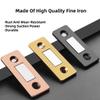 Ultra-Thin Invisible Cabinet Door Magnets, Magnetic Door Catches, 8-Pack, Bronze view 4