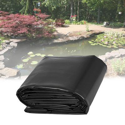 Flexible, Impermeable Black Pond Liner, 8.5 x 10 m, 0.12 mm Thick, for Koi and Fish Ponds, Fountains, and Streams