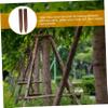 KITANDOVE Wooden Fence Posts for Garden, Lawn Edging, 2 Pieces view 3