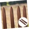 KITANDOVE Wooden Fence Posts for Garden, Lawn Edging, 2 Pieces view 4