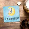 Mr. & Mrs. Panda Personalized Coasters, Penguin Moon, Set of 10 view 4